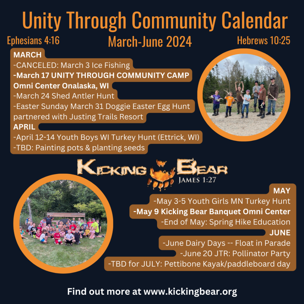 Unity Through CommunityLa Crosse, WI Area Kicking Bear Foundation