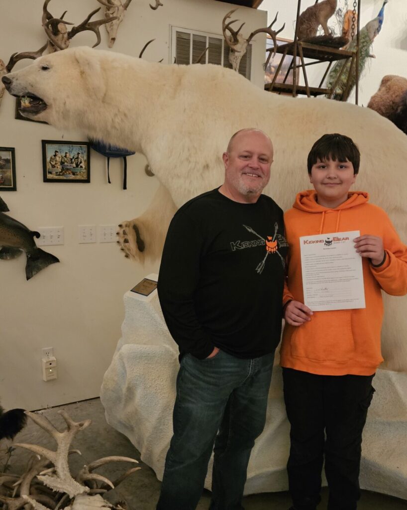 Kicking Bear mentorship program signed contract